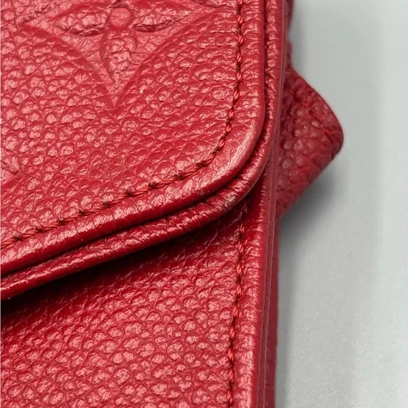 Louis Vuitton red empreinte Saint Germaine crossbody - Picture 4 of 13